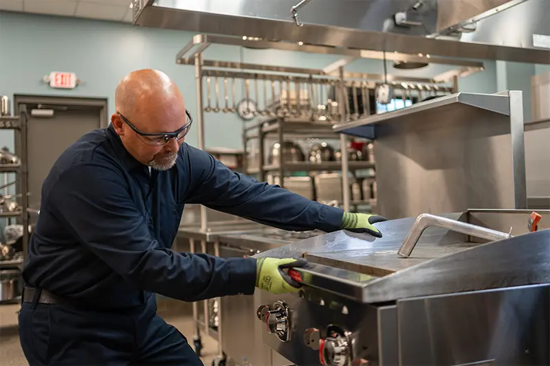 Commercial appliance repair technician