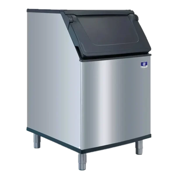 A broken commercial ice machine not making ice, in need of professional repair service.